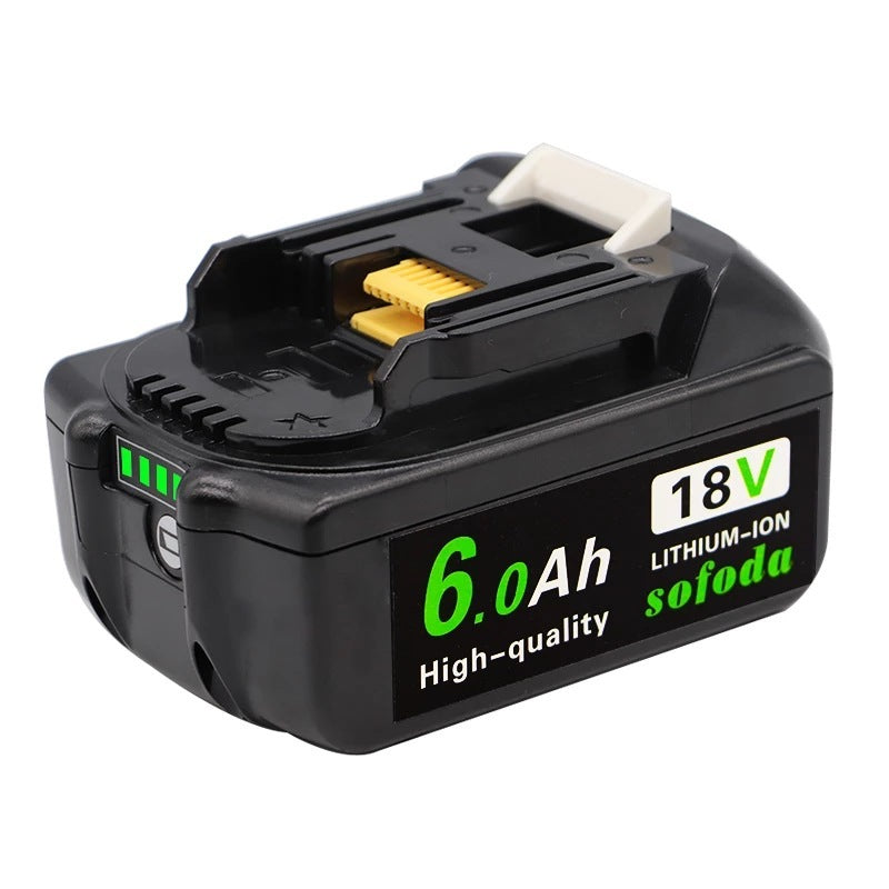 18V Lithium Battery For Power Tools With Power Display 6Ah